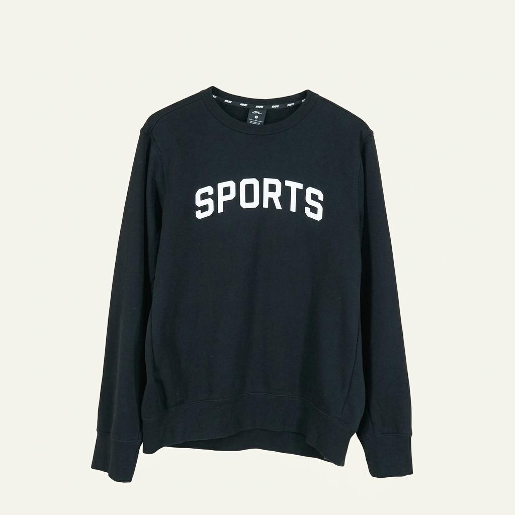 나이키 남성 SPORTS 라운드넥 기모 맨투맨 블랙 L (HU9086) 1