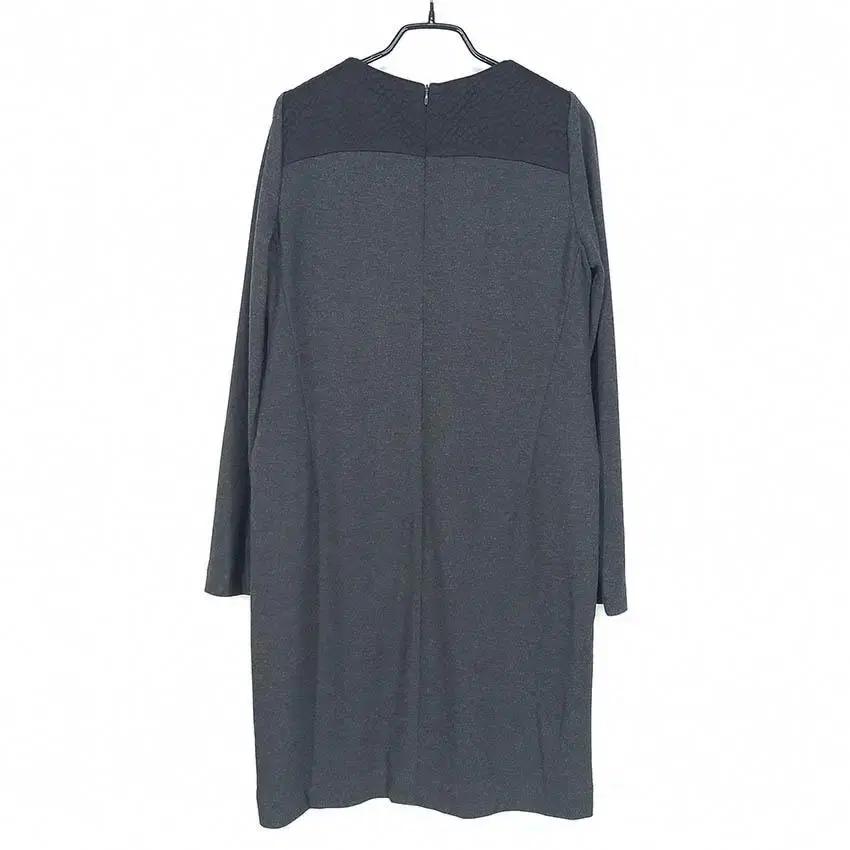 더아이잗 여 엠보 지퍼포켓 미니원피스 챠콜 (HU28564) 3