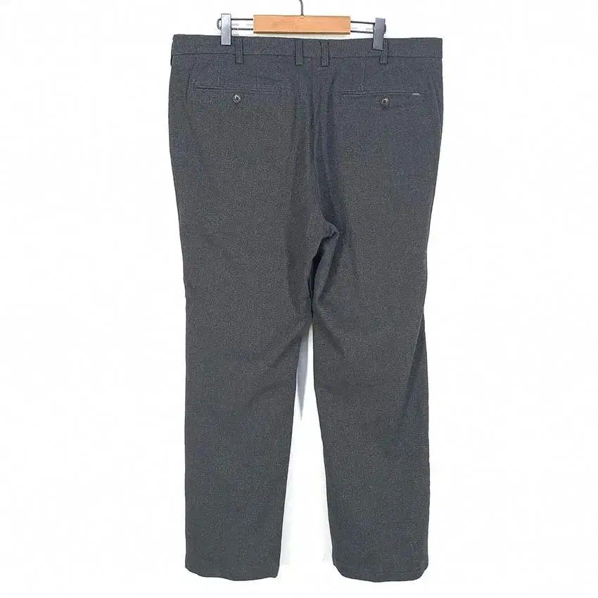 올젠 남 면혼방 스탠다드핏 슬랙스 챠콜 (HU28544) 3