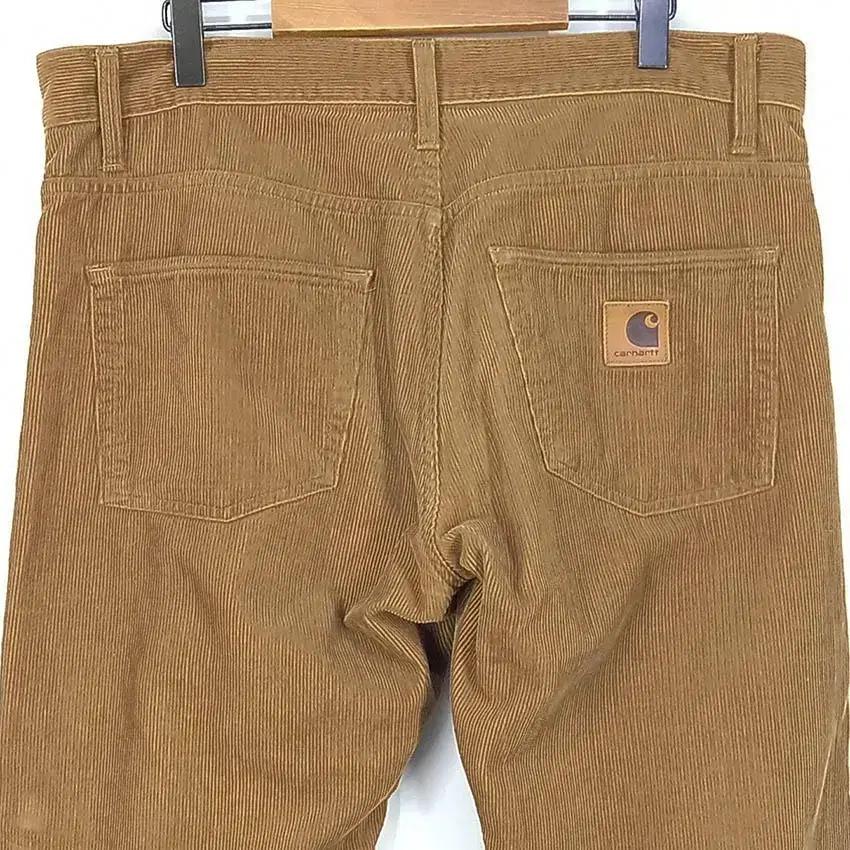 칼하트 남 힙패치 일자핏 코듀로이팬츠 브라운 (HU28540) 6