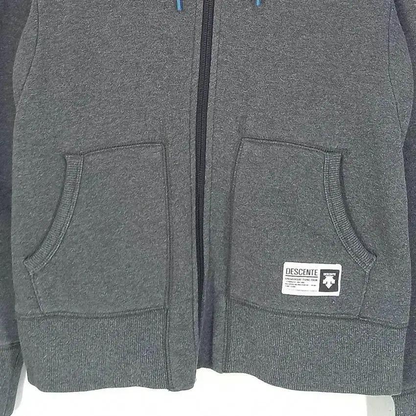 데상트 여 안감기모 슬림 후드집업 다크그레이 (HU28476) 5