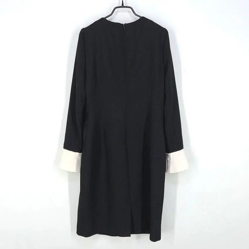 라인 여 진주데코 슬림 미니원피스 블랙 (HU28270) 3