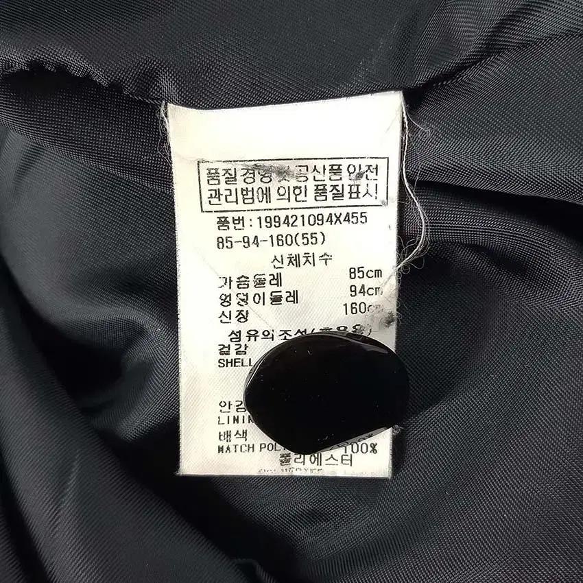 지컷 여성 블랙버튼 하프 모직자켓 다크그레이 (HU28135) 8