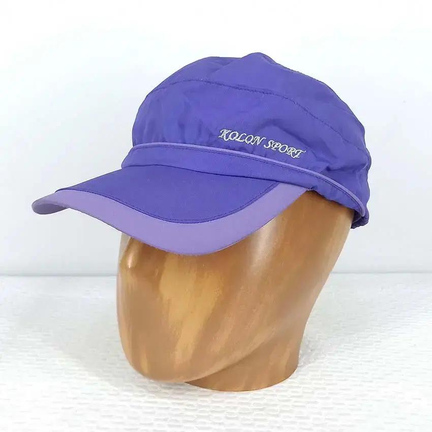 코오롱스포츠 여성 실버로고 캡모자 퍼플58 (HU28104) 2