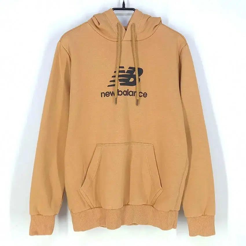 뉴발란스 여 기모 빅로고 후드티 진베이지90 (HU28077) 2