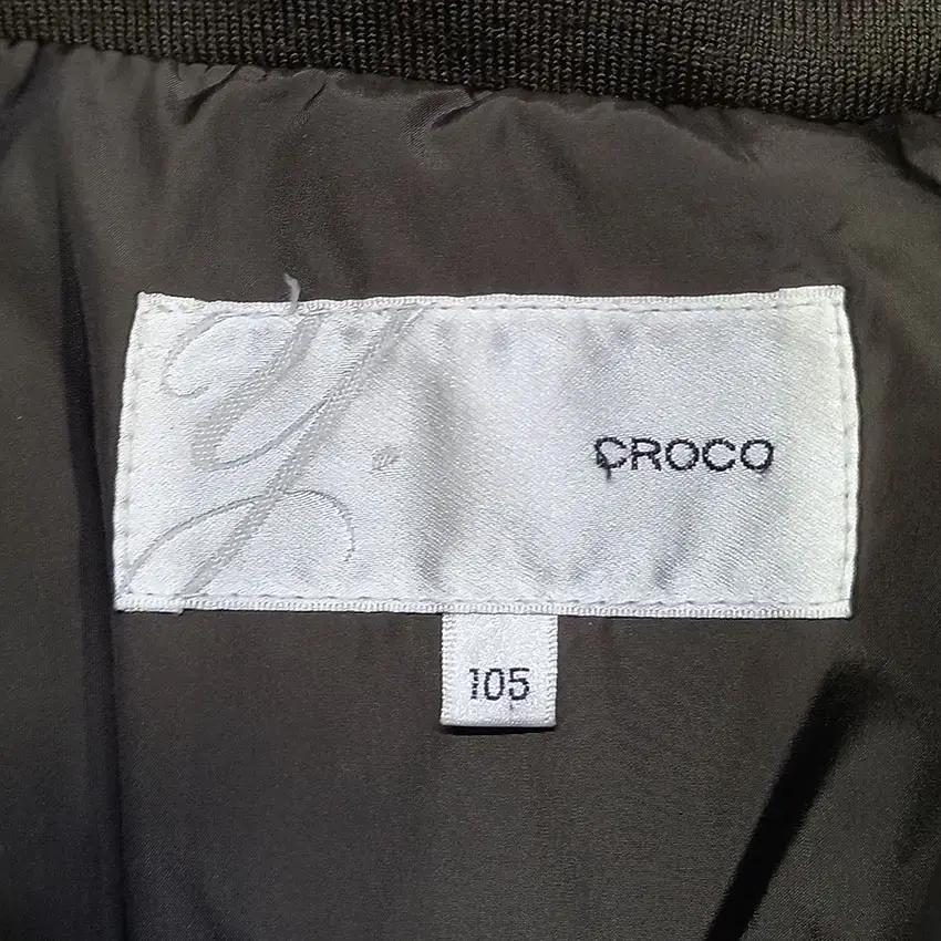 CROCO 여성 덕다운 포켓 패딩조끼 카키브라운 (HU10852) 8