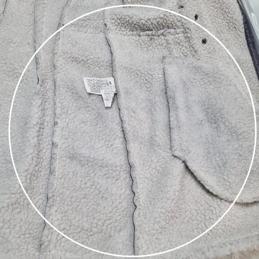 보브 여 양털 안감뽀글이 집업 양가죽자켓 그레이 (HU27709) 10
