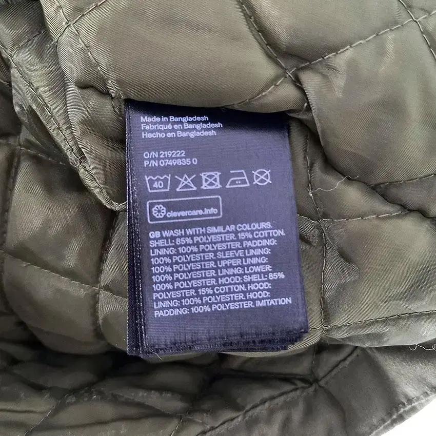 에이치앤엠 아동 안감퍼 스트링 야상자켓 카키7-8Y (HU27694) 9