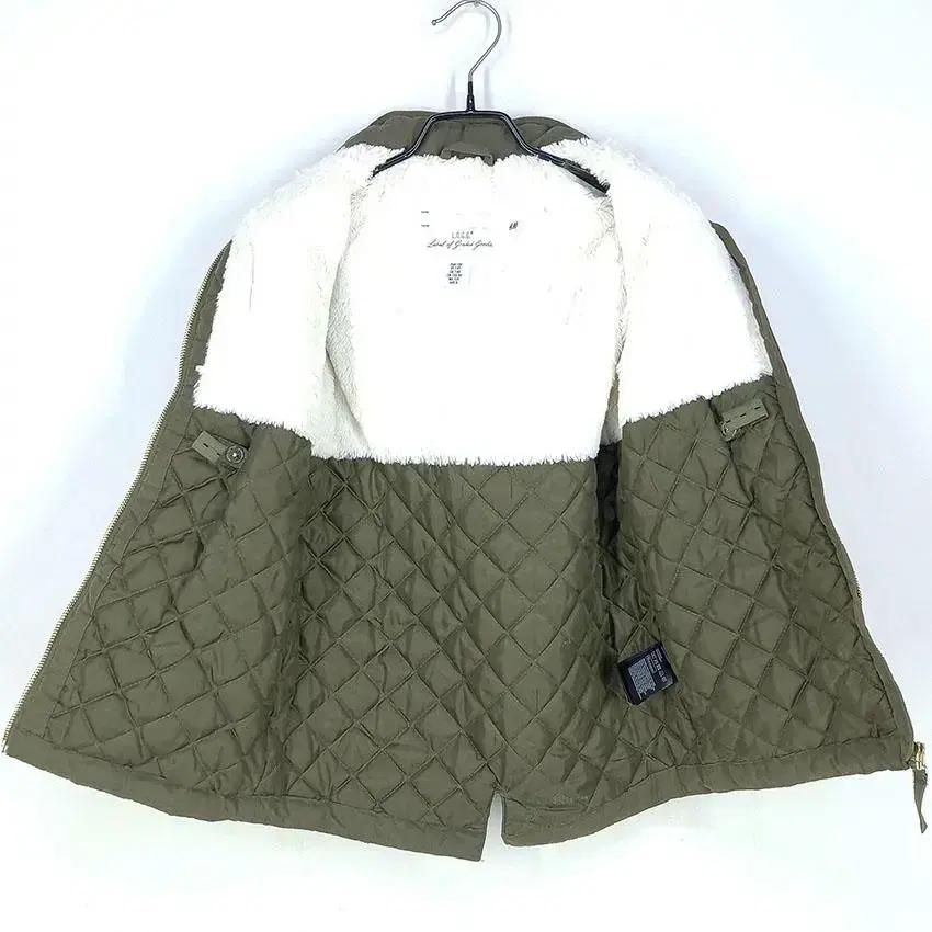 에이치앤엠 아동 안감퍼 스트링 야상자켓 카키7-8Y (HU27694) 7