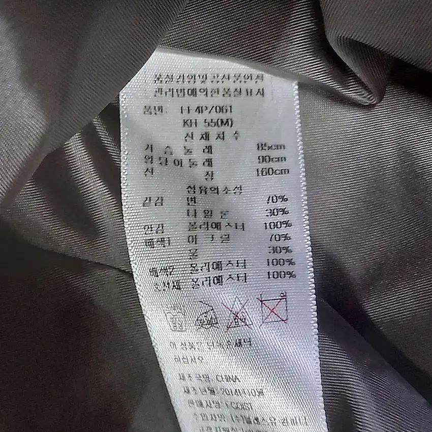 에고이스트 여성 퀄팅 하이넥 누빔자켓 카키 55 (HU9419) 8