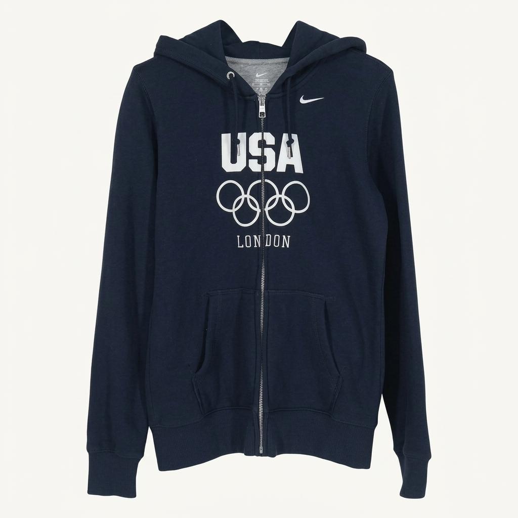 나이키 여 런던USA 안감기모 후드집업자켓 네이비S(HU20595) 1