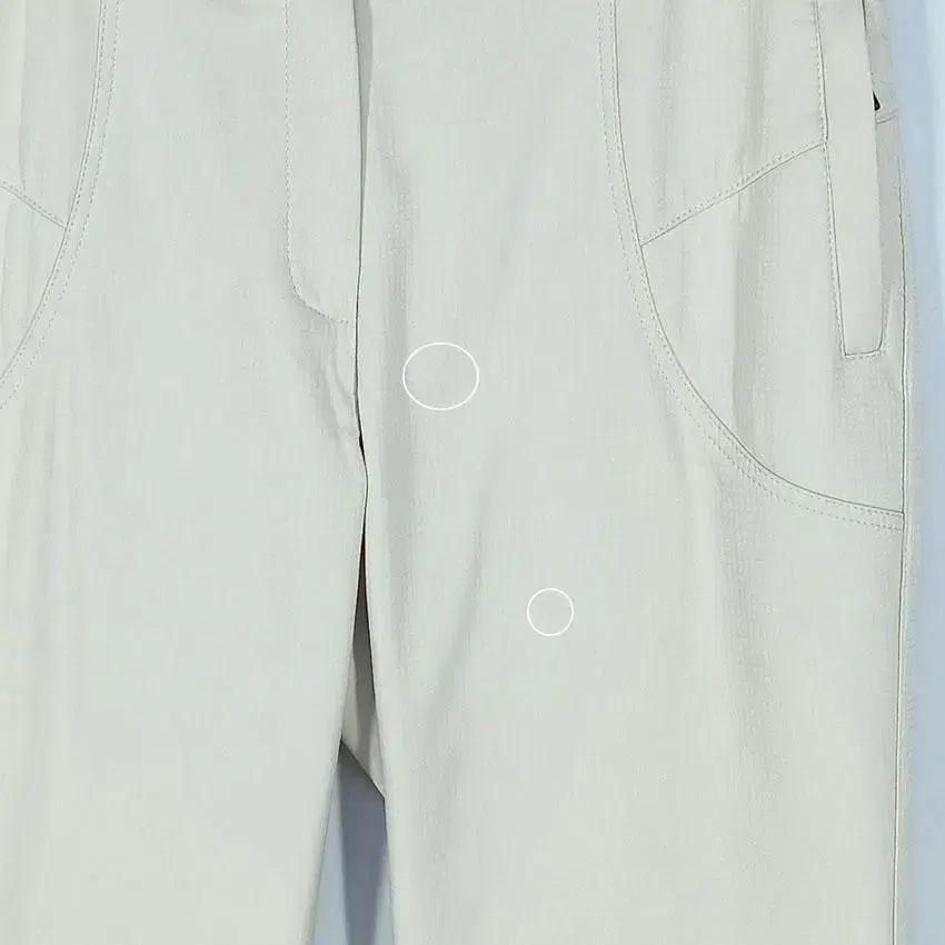 핑 여 세미부츠컷 안감기모 팬츠 베이지 (HU27270) 8