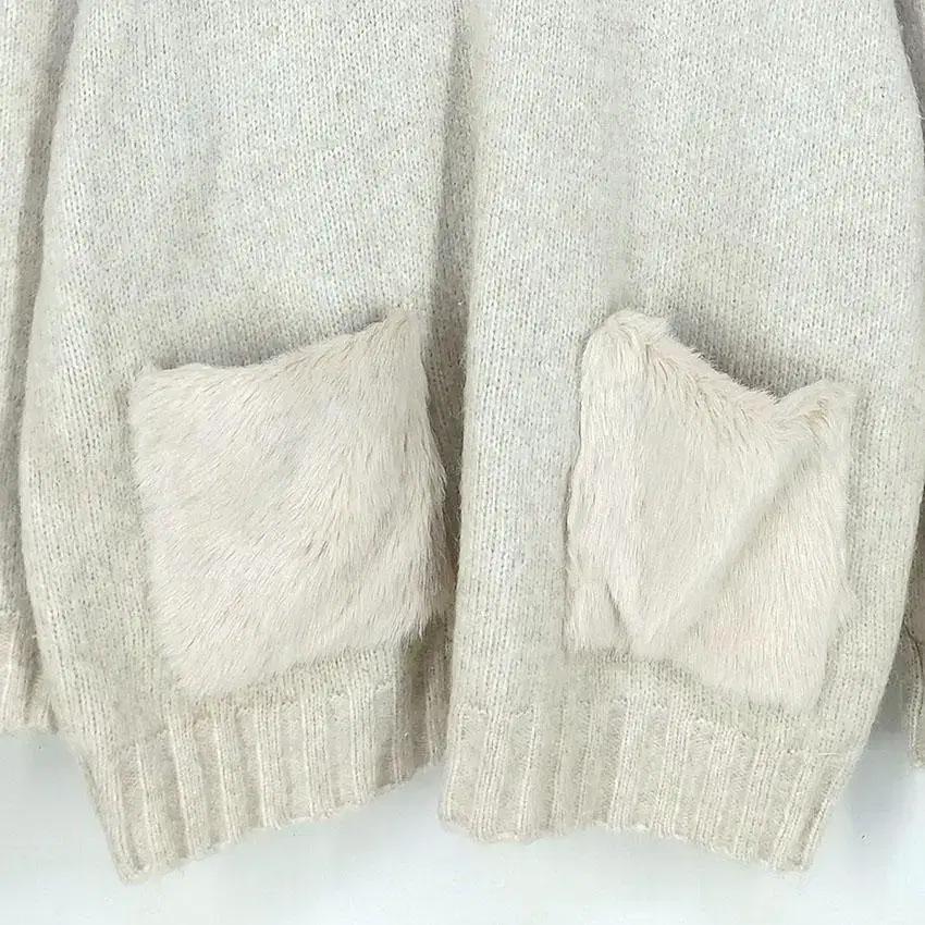 자라 여 알파카혼방 터틀넥 롱 니트티 베이지 (HU27002) 5