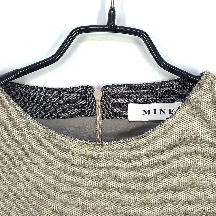마인 여 캐시미어혼방 모직 미니원피스 베이지76 (HU26990) 7