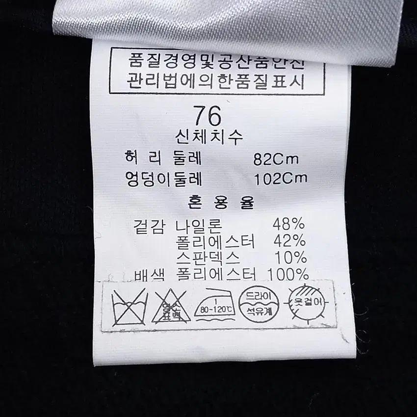 라일앤스콧 여 스판 스웨이드라인 4부팬츠 블랙82 (HU26535) 8