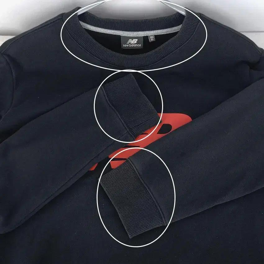 뉴발란스 남 빅로고 라운드맨투맨 챠콜105(XL) (HU26451) 9