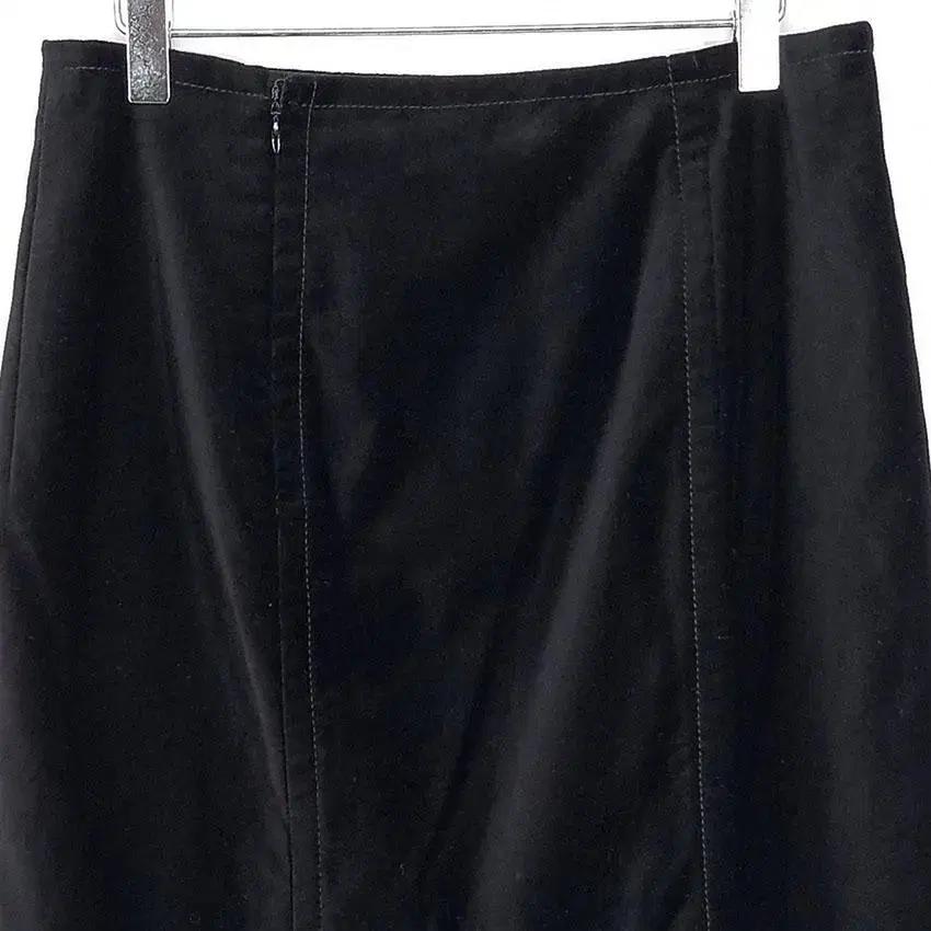 막스마라 여 머메이드 벨벳 미디스커트 블랙 (HU26344) 6