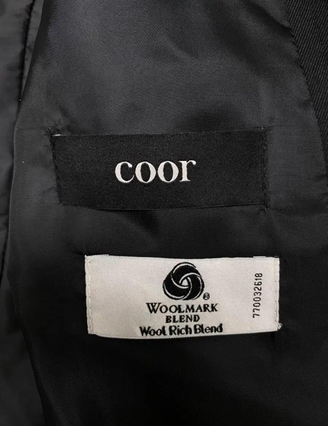 쿠어 coor 블랙 미니멀 자켓 S 4