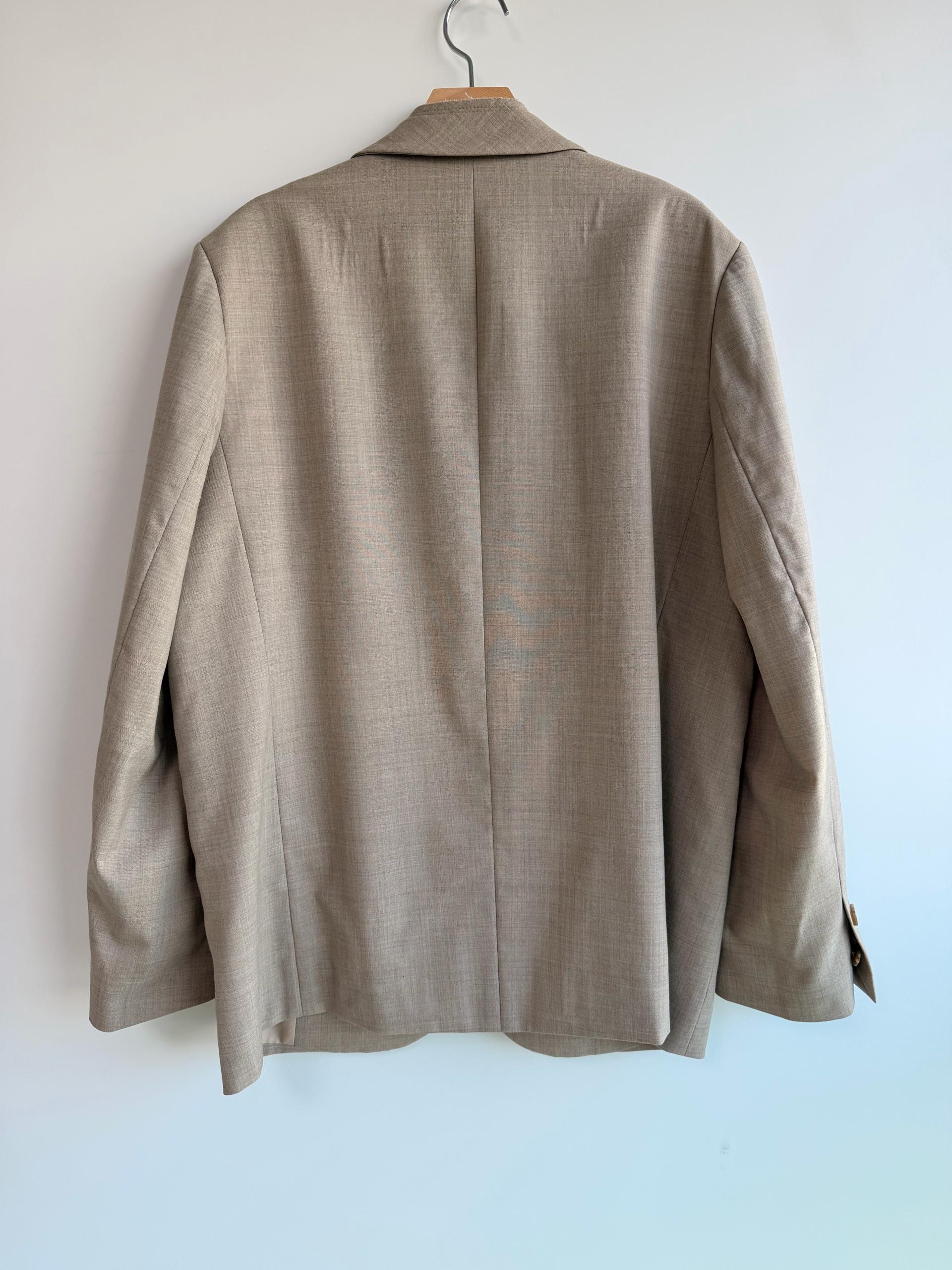 [정품] 알테(Alte) 컷오프 디테일 울 블렌드 재킷 (BEIGE) 10