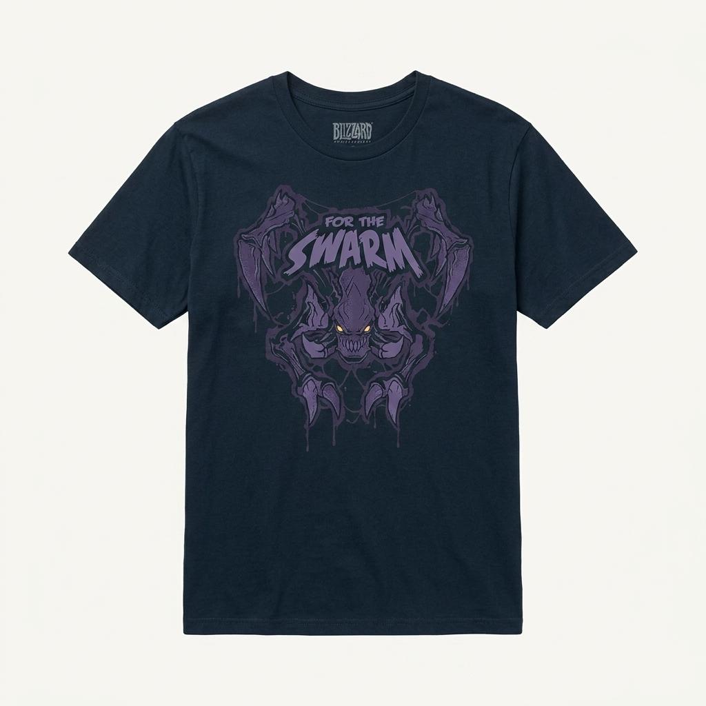 블리자드 StarCraft 2 - for the swarm 티셔츠 L 1