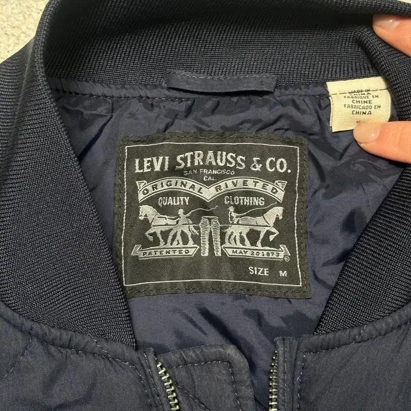 LEVI'S 퀄팅 봄버 자켓 네이비 M 5