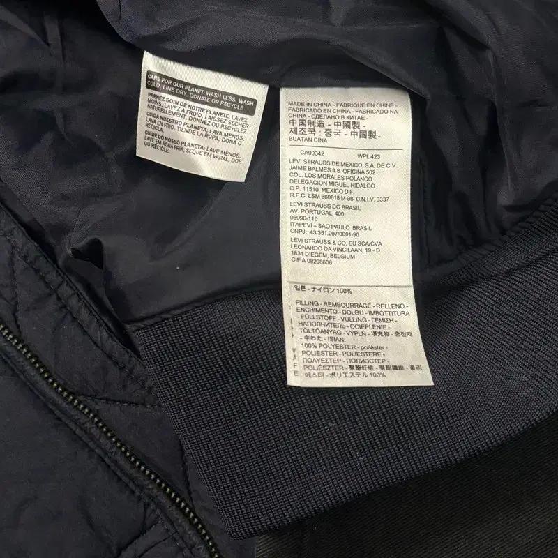 LEVI'S 퀄팅 봄버 자켓 네이비 M 9