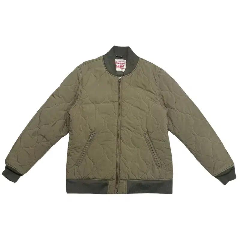 LEVI'S 퀄팅 봄버 자켓 카키 L 2