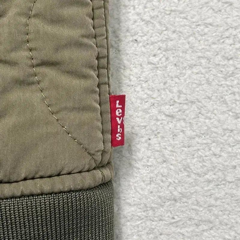 LEVI'S 퀄팅 봄버 자켓 카키 L 3