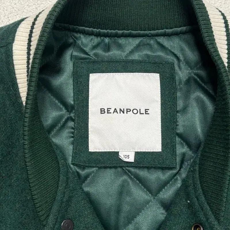 BEANPOLE 스타디움 레더점퍼 그린 105 5
