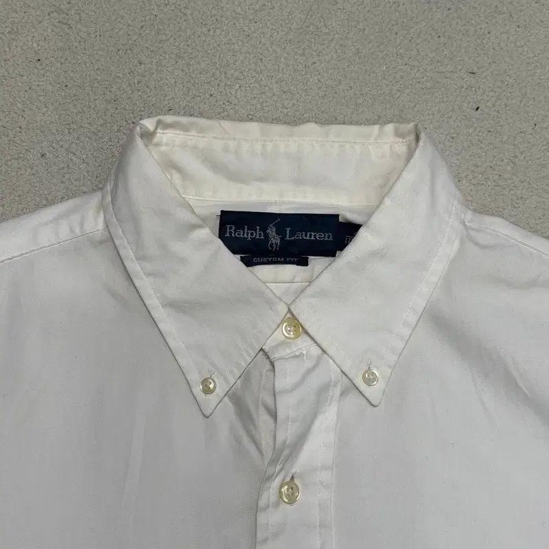 POLO BY RALPH LAUREN 커스텀 핏 셔츠 화이트 44 5