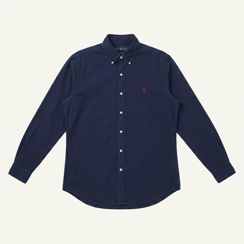 POLO BY RALPH LAUREN 옥스퍼드 셔츠 네이비 S 1