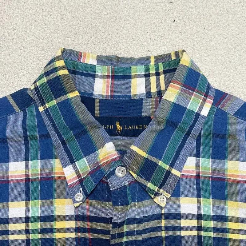 POLO BY RALPH LAUREN 옥스퍼드 체크셔츠 XL 5