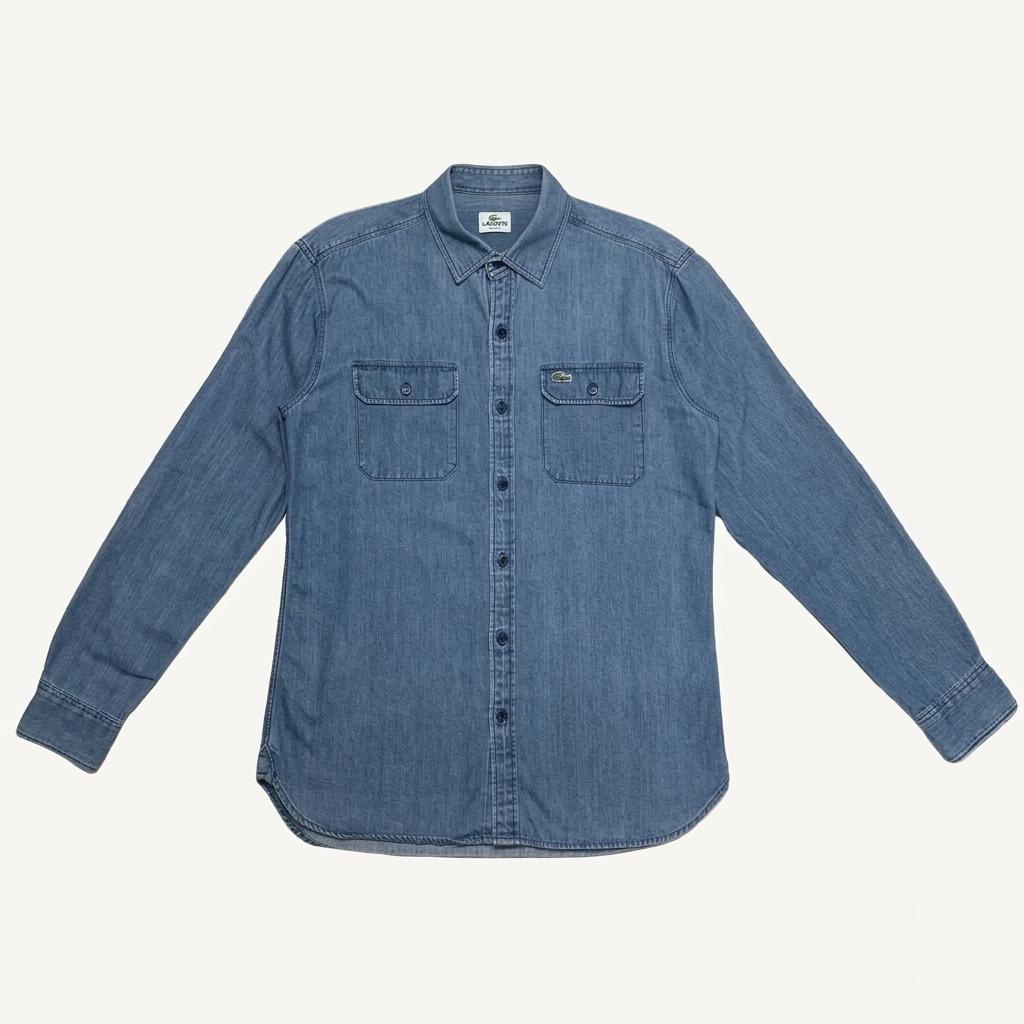 LACOSTE 중청 데님 셔츠 40 1