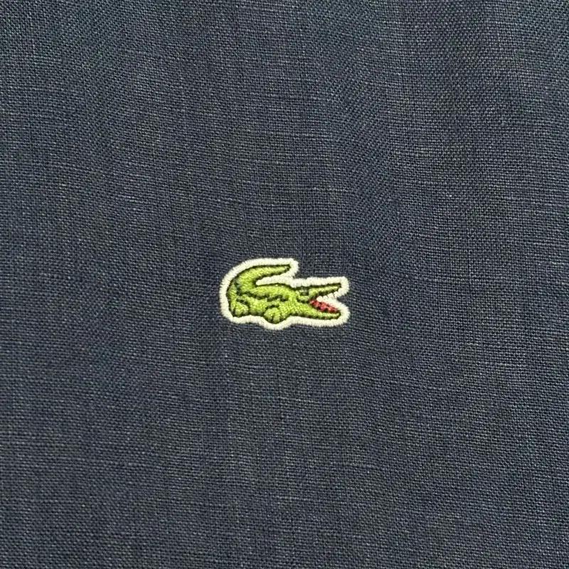 LACOSTE 헨리넥 린넨 셔츠 네이비 40 3