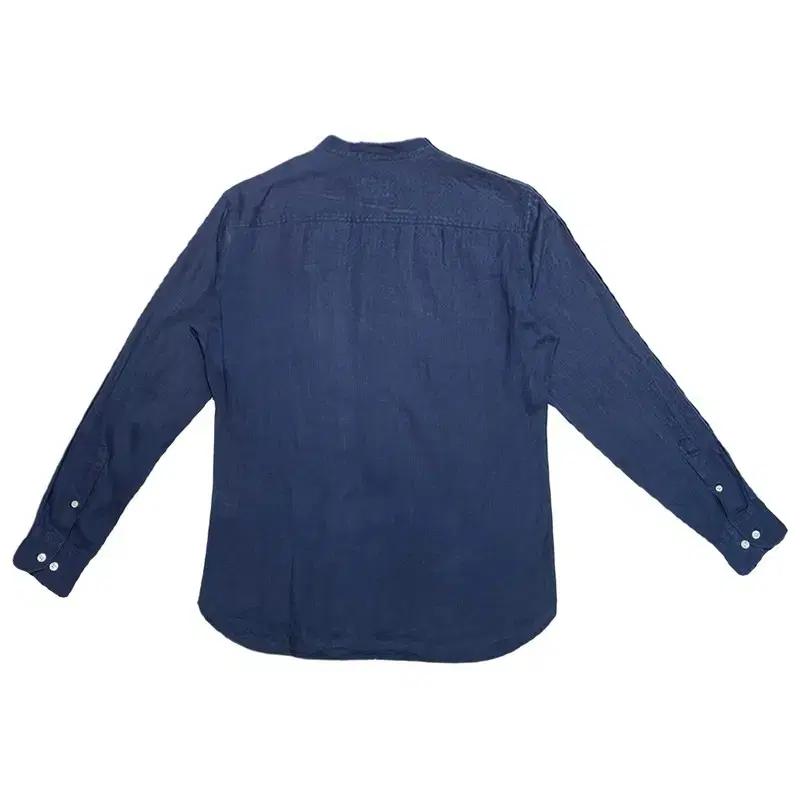 LACOSTE 헨리넥 린넨 셔츠 네이비 40 10
