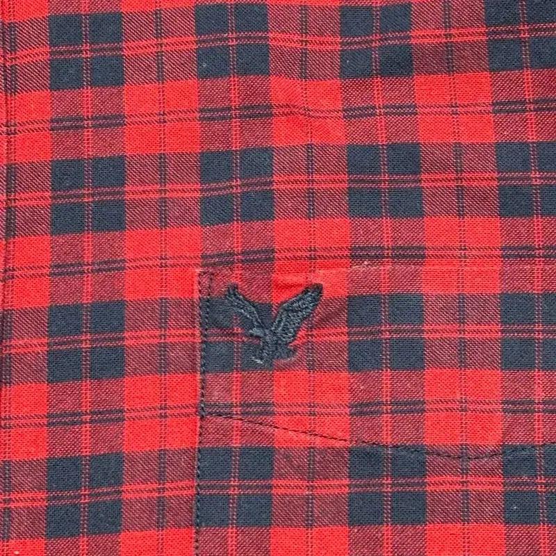 AMERICAN EAGLE 체크 셔츠 레드 XL 3