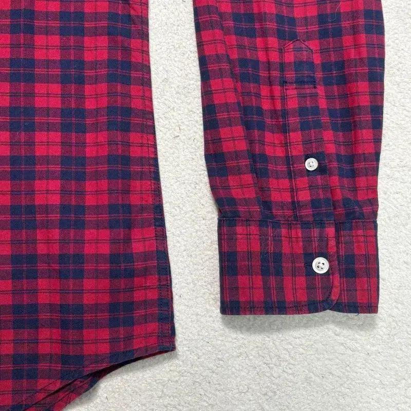 AMERICAN EAGLE 체크 셔츠 레드 XL 4