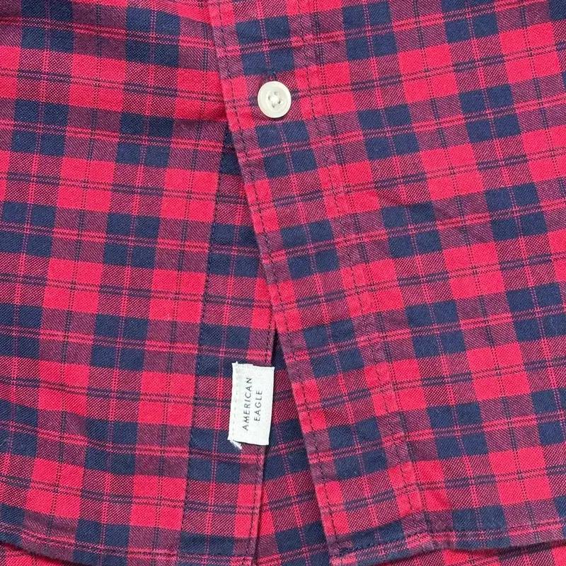 AMERICAN EAGLE 체크 셔츠 레드 XL 5