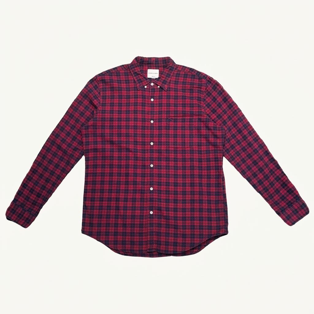 AMERICAN EAGLE 체크 셔츠 레드 XL 1