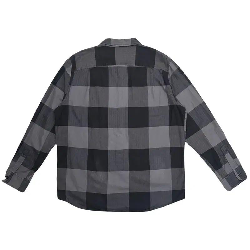 AMERICAN EAGLE 코튼 체크 워크셔츠 그레이 XL 10