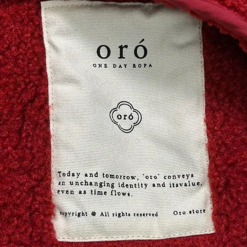 ORO 레드 플리스 자켓 M 7