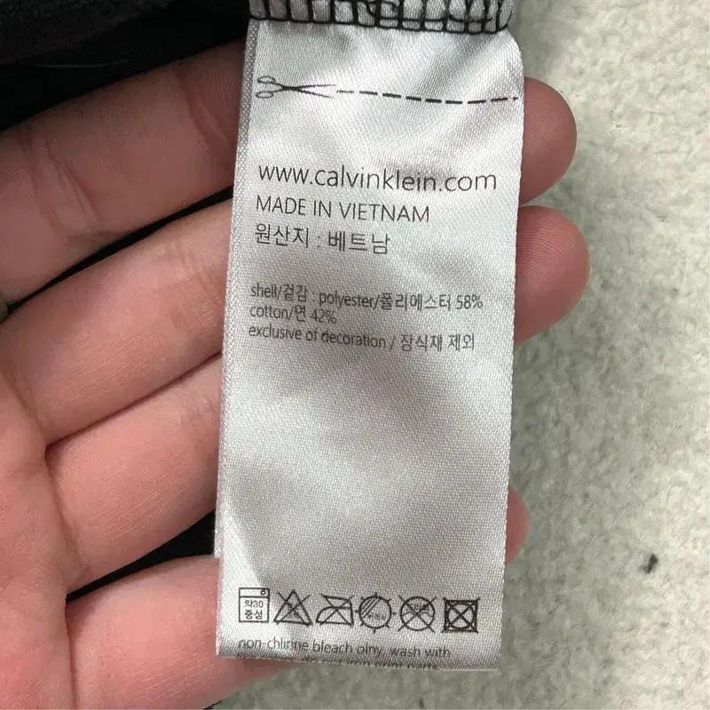 캘빈클라인 후드 트레이닝 집업 S 7