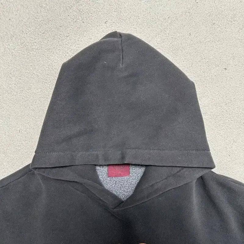 알래스카 루즈핏 기모 후드티 F 4