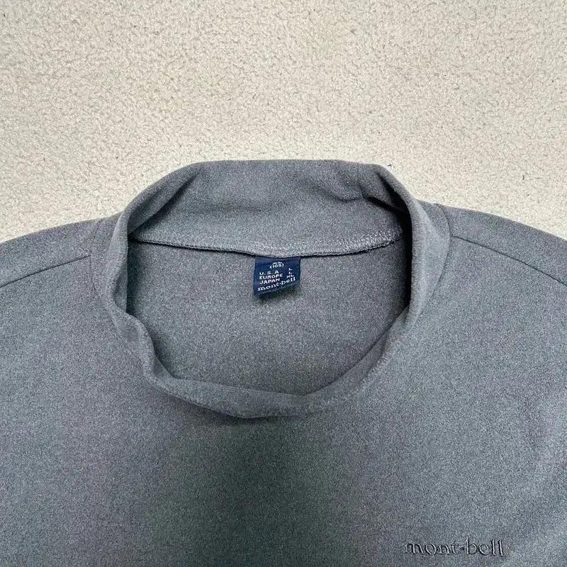 몽벨 하이넥 티셔츠 그레이 XL 5