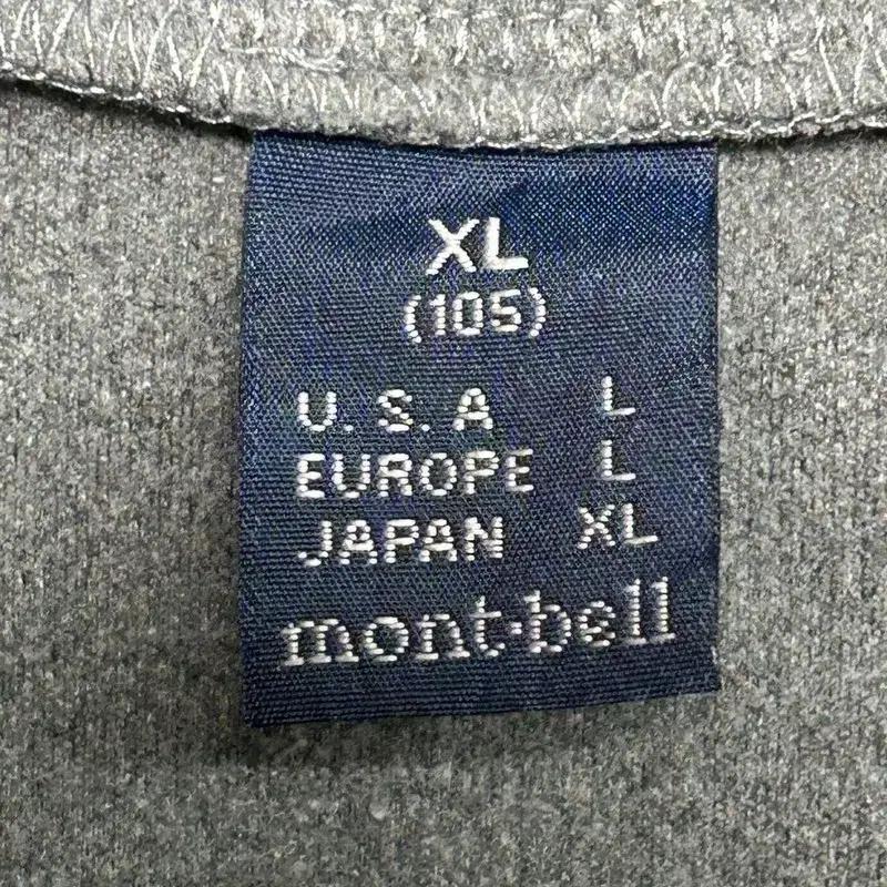 몽벨 하이넥 티셔츠 그레이 XL 6
