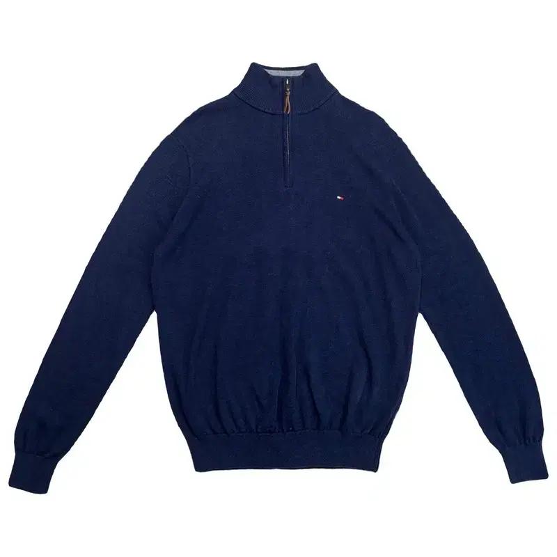 TOMMY HILFIGER 하프 집업 니트 네이비 M 2