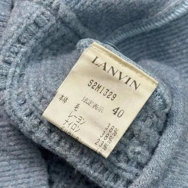 LANVIN 일본판 니트 베스트 40 7