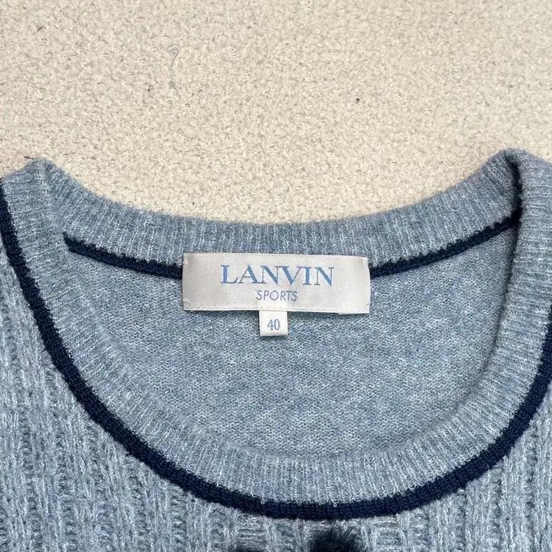 LANVIN 일본판 니트 베스트 40 6