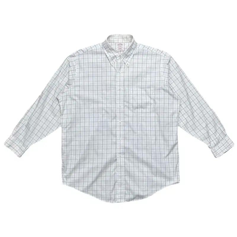 BROOKS BROTHERS 체크 셔츠 16 1/2 33 2