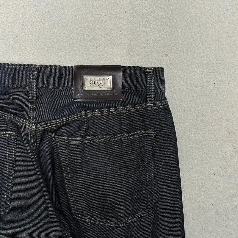 휴고보스 블랙 데님 팬츠 W 34 L 34 5